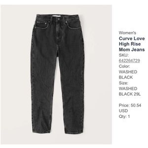 Women's Curve Love High Rise Mom Jeans